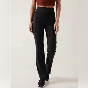 NWOT Athleta Delancey Straight Black Cargo Tight Size 3X